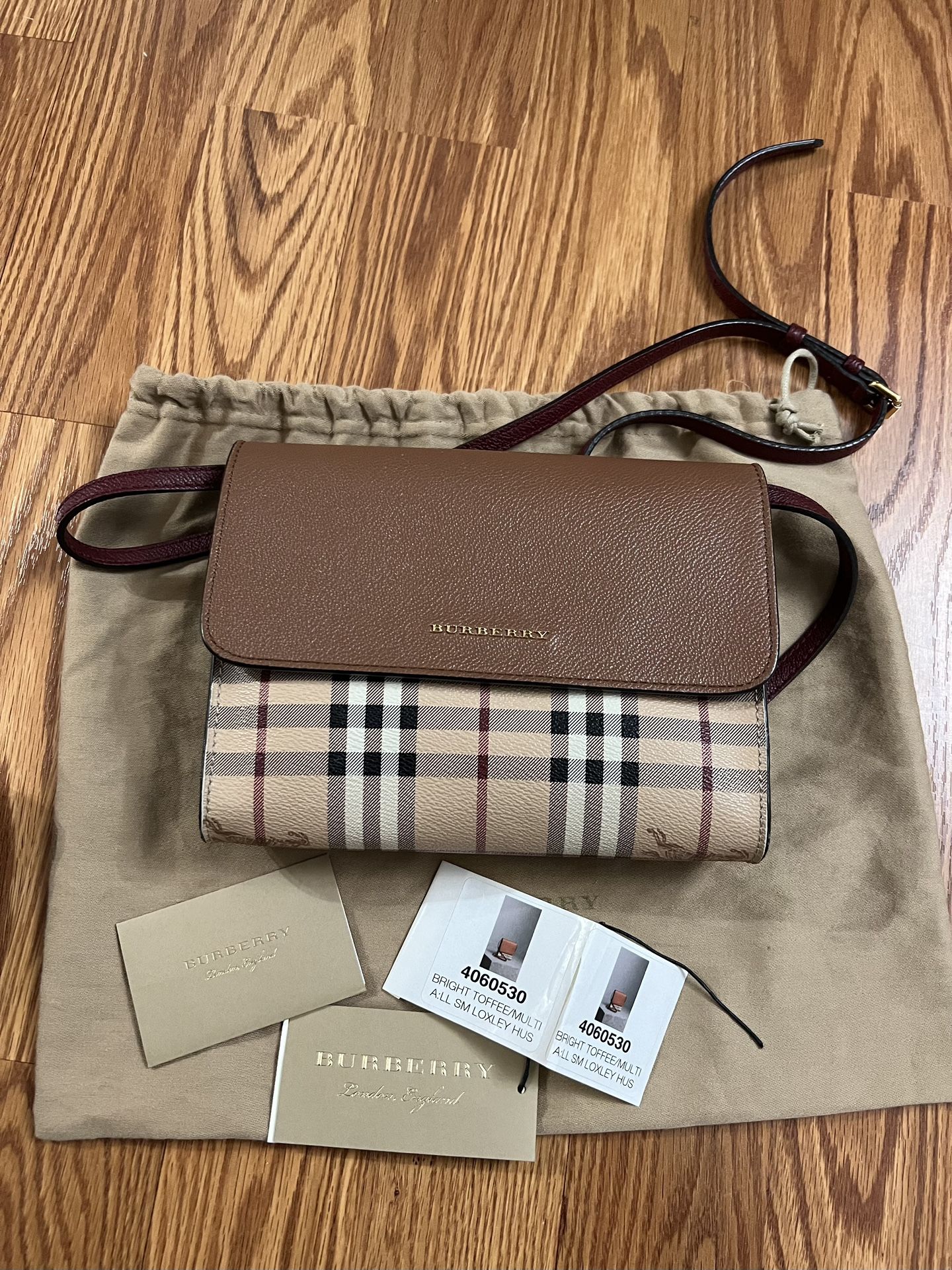 Burberry Vintage Check Shoulder Bag 