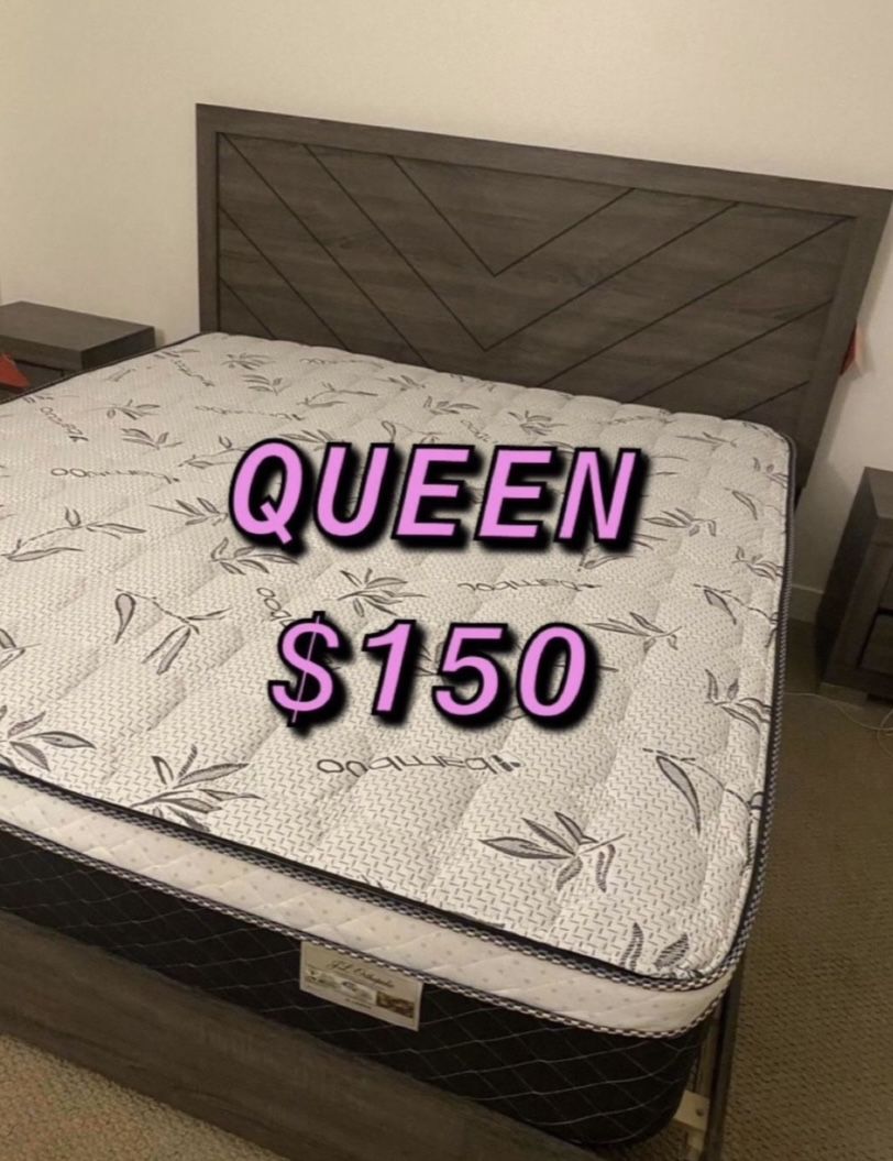 new orthopedic Pillow top mattresses Colchones nuevos ortopédicos pillow top   Queen size  $150 - $210 With Box Spring   Full size  $140 - $200 With B