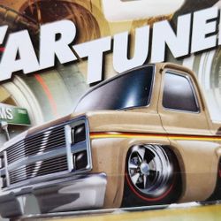 Car Tuned 1987 Chevy C10 Truck 1:64 Series 3   2025 Cream Brown Yellow