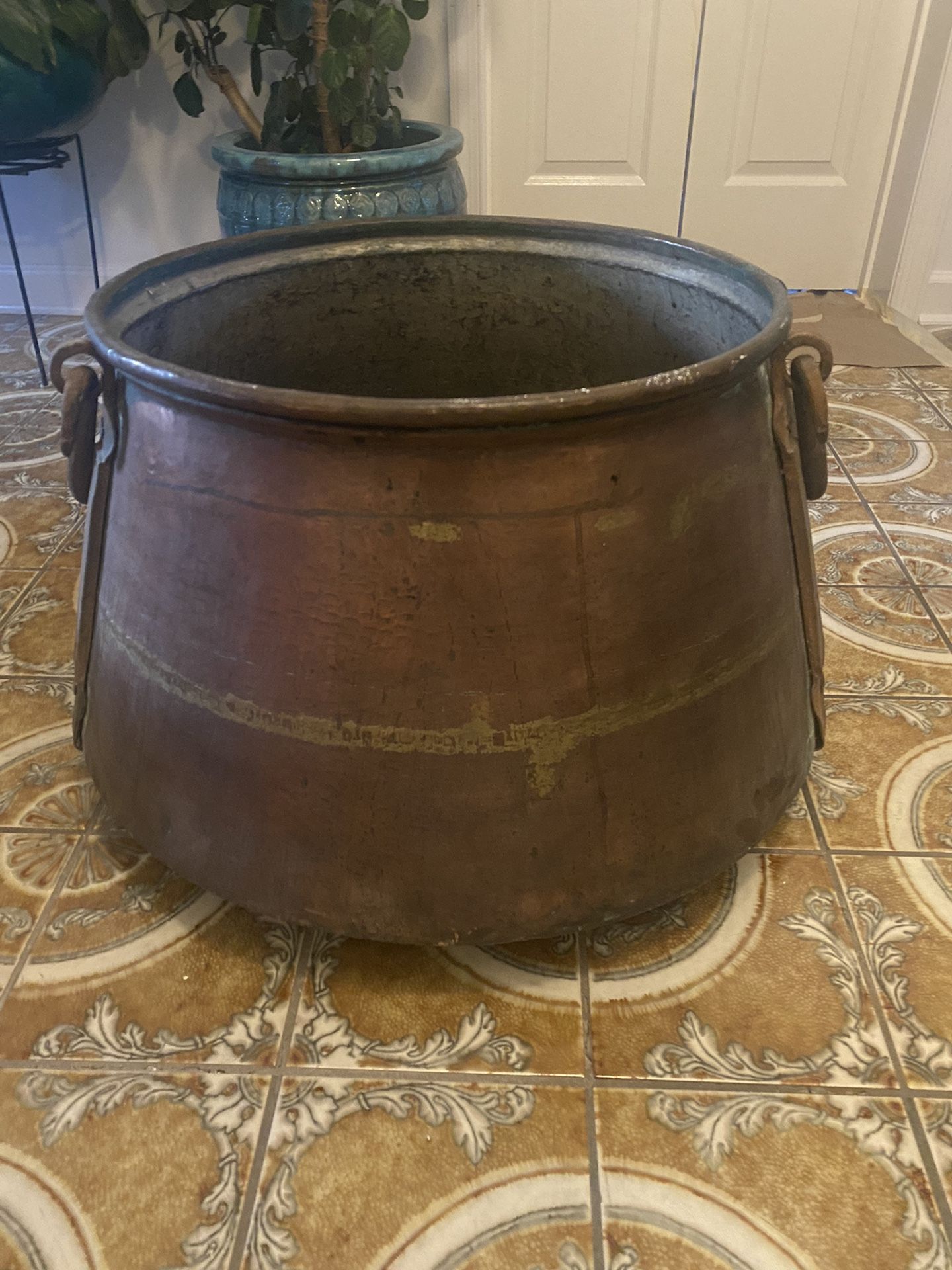 Copper Antique Large Pot