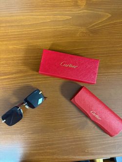 Cartier Rimless Sunglasses with Case
