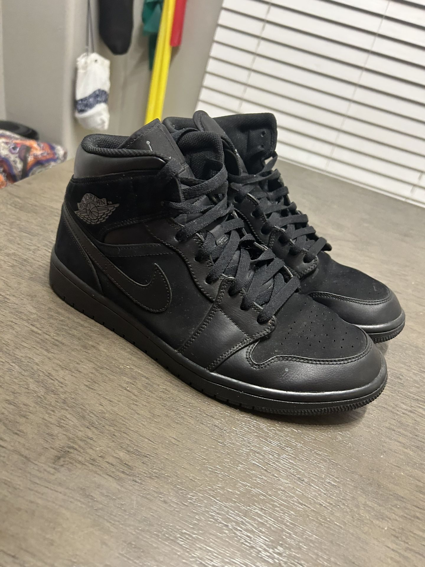 Black Nike Air forces