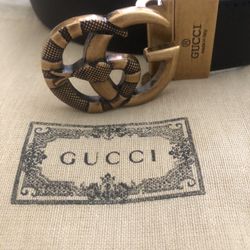 Gucci Snake Belt - 100cm size 34/36. Authentic