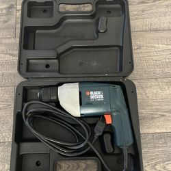 Black & Decker Corded Drill With Case
