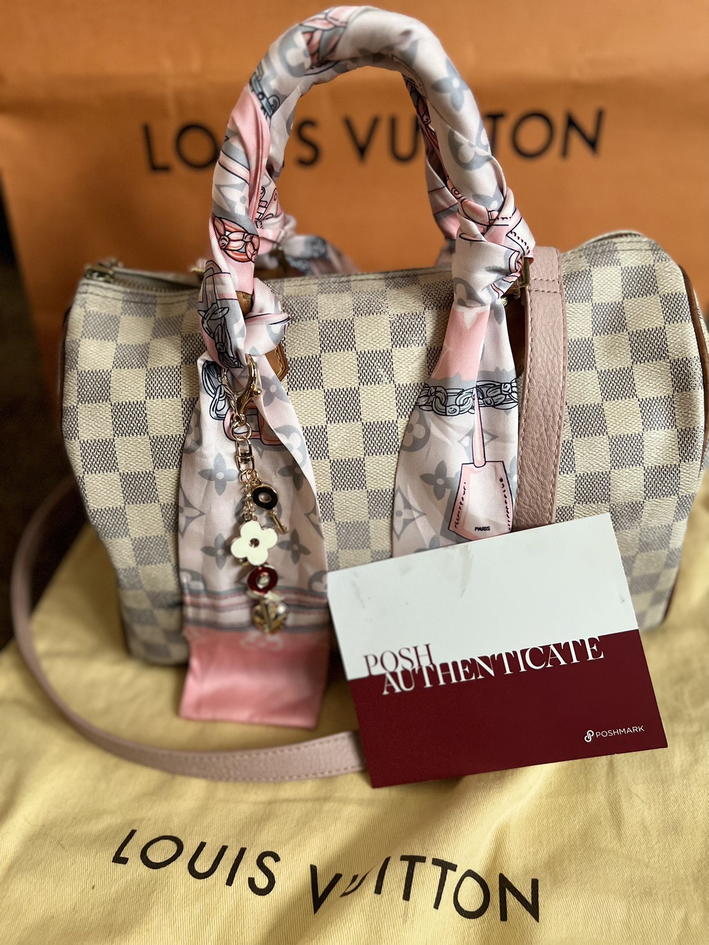 Louis Vuitton, Bags, Lv Bag Authentic Certificate And Dust Bag