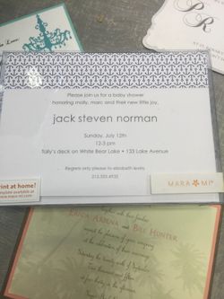 DIY nautical invitations birthday wedding save the date