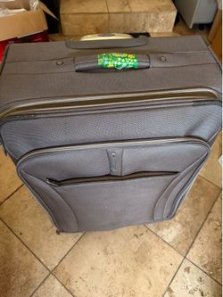 Gray carry-on luggage 28 inches large