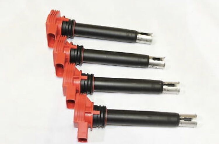Set of 4 Bosch Ignition Coils for Audi, VW or Porsche
