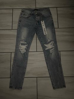 Purple jeans