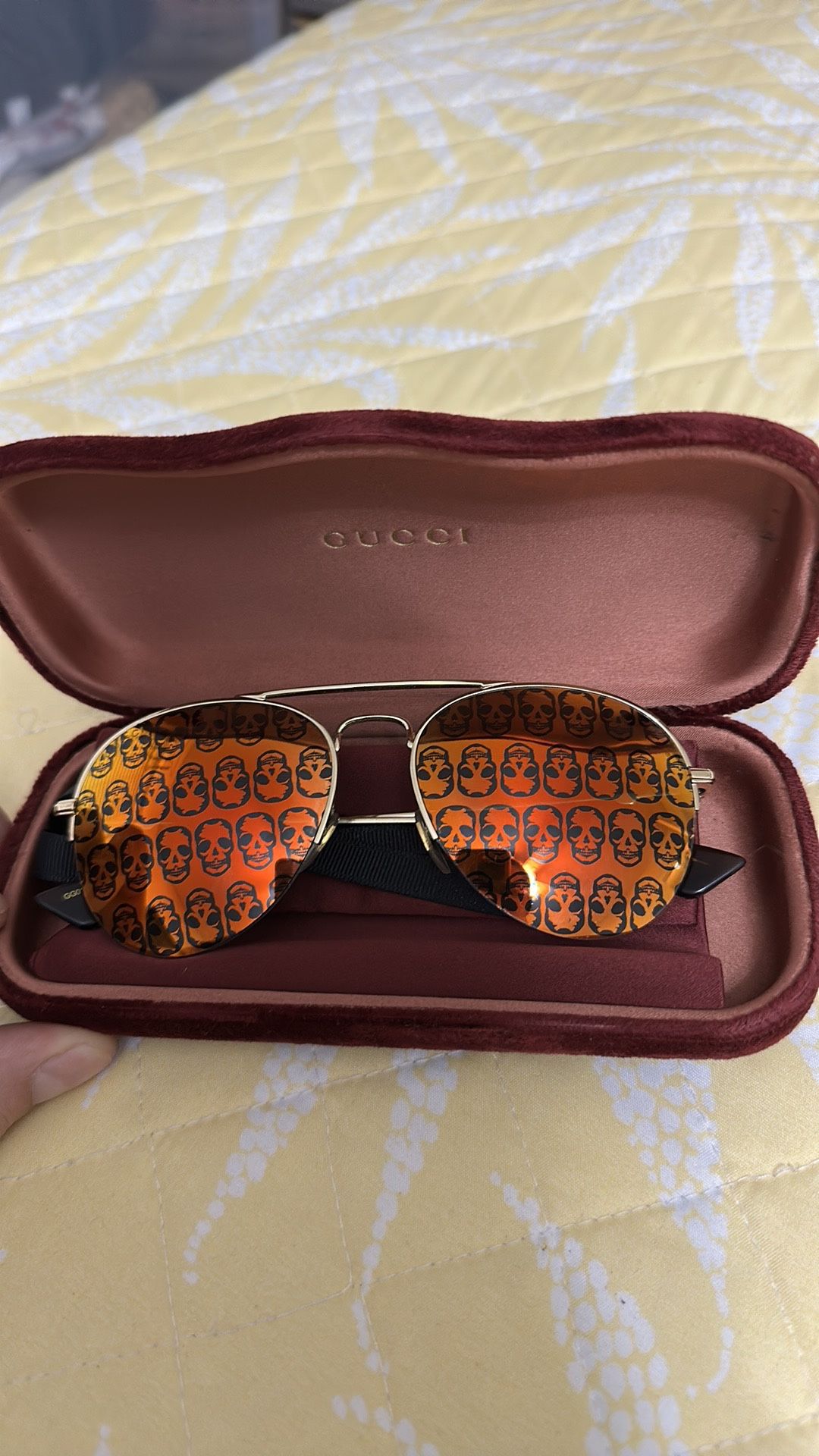 Gucci Skull Lens Glasses