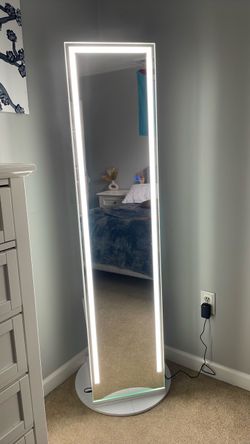 mirror with rear storage and built in jewelry box