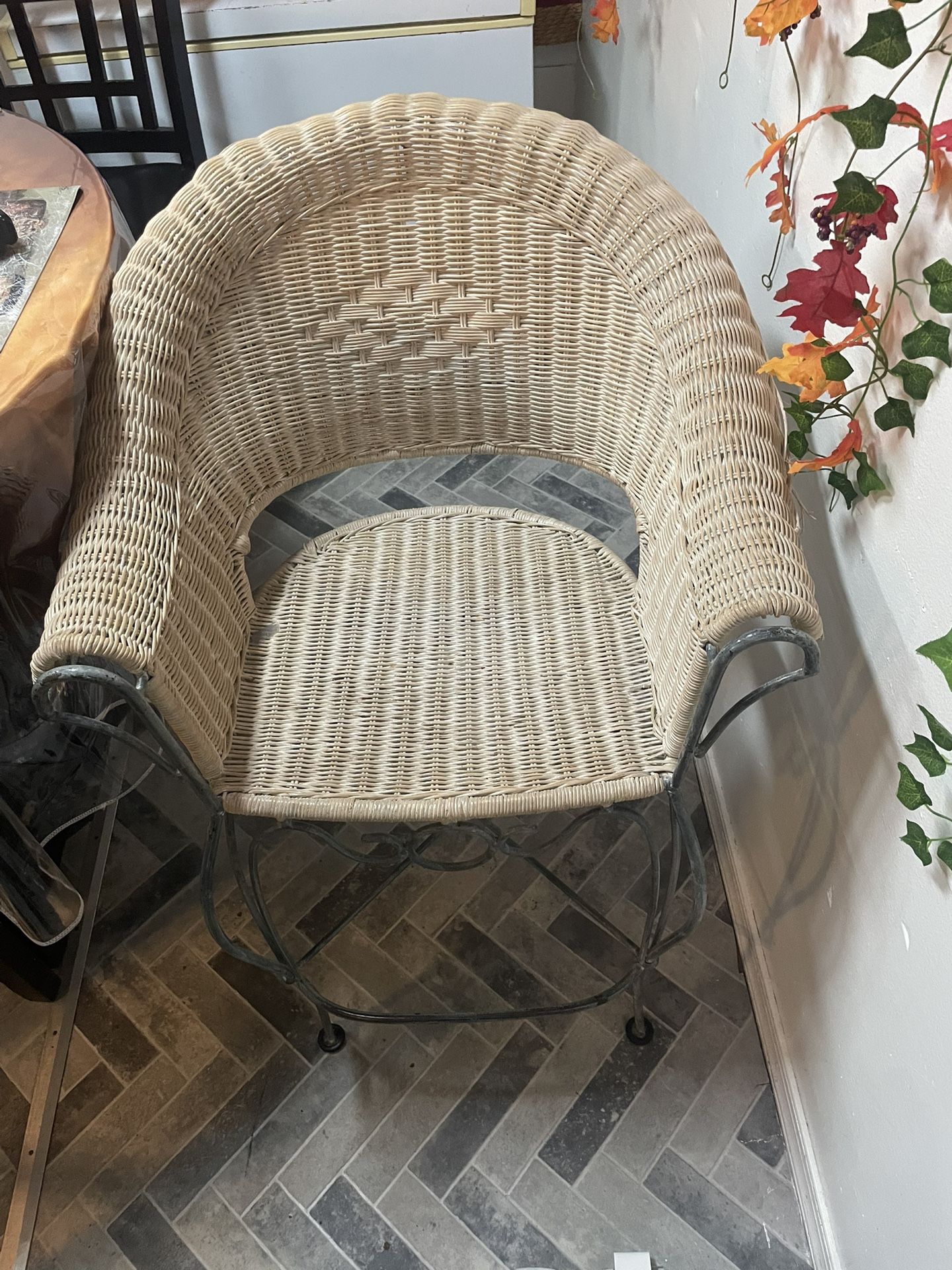 Rattan Metal Chair