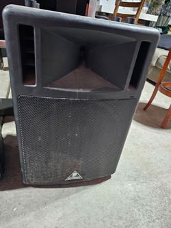 Powered speakers.