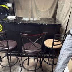 Home Bar With Stools