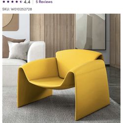 2 Yellow Accent Chairs 
