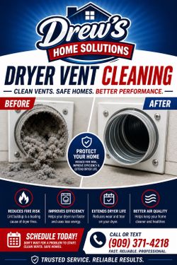 Dryer vent cleaning