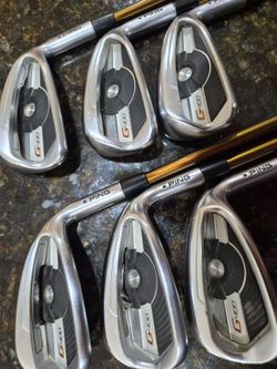 Ping G400 black dot iron set. RH 5-P.