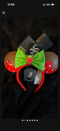 Loungefly Disney Strawberry 🍓 Chocolate Scented Headband (Price Is Firm) Wallet & Bag To Follow 