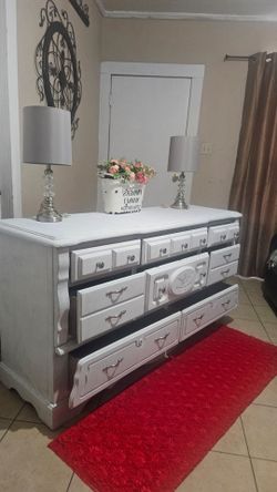 Wood Dresser or tv Stan Farmhouse Size 63 wide / 33 H