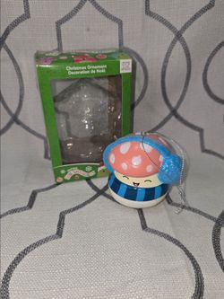 Squishmallows Mushroom Malcolm Christmas Ornament 2023 Kurt Adler Kellytoy New