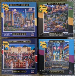 Dowdle Jigsaw Puzzles 1000 Pieces - 4 Pack
