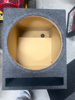 Ported carpeted box for 15” sub I have two