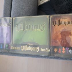 Disney Ultimate Villainous Bundle Board Game  Core Game Expandalone 1 & 2 The Worst Take It All 