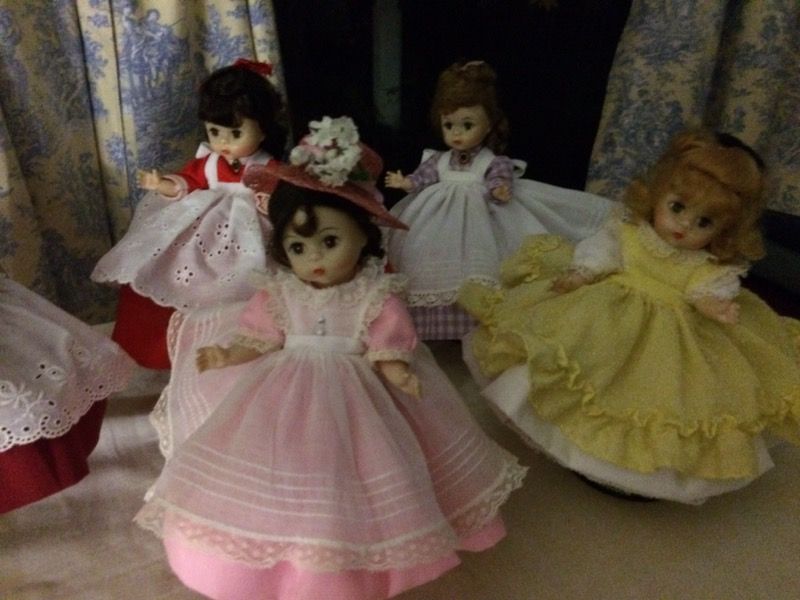 Madame Alexander Dolls, Little Women, Marne, Beth, Amy, Jo & Meg