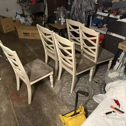 5 chairs