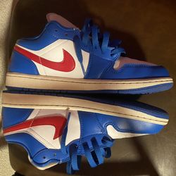 jordan 1 red blue white