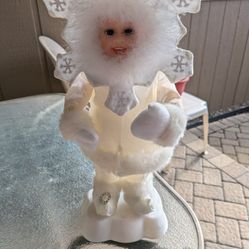 Christmas Snowflake Head Doll