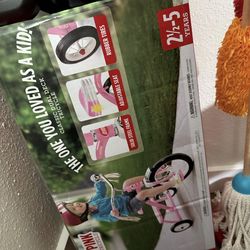 Radio Flyer Classic Pink Dual Deck Tricycle