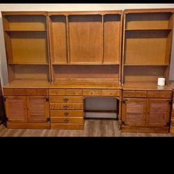 Ethan Allen hutches and cabinets and desk