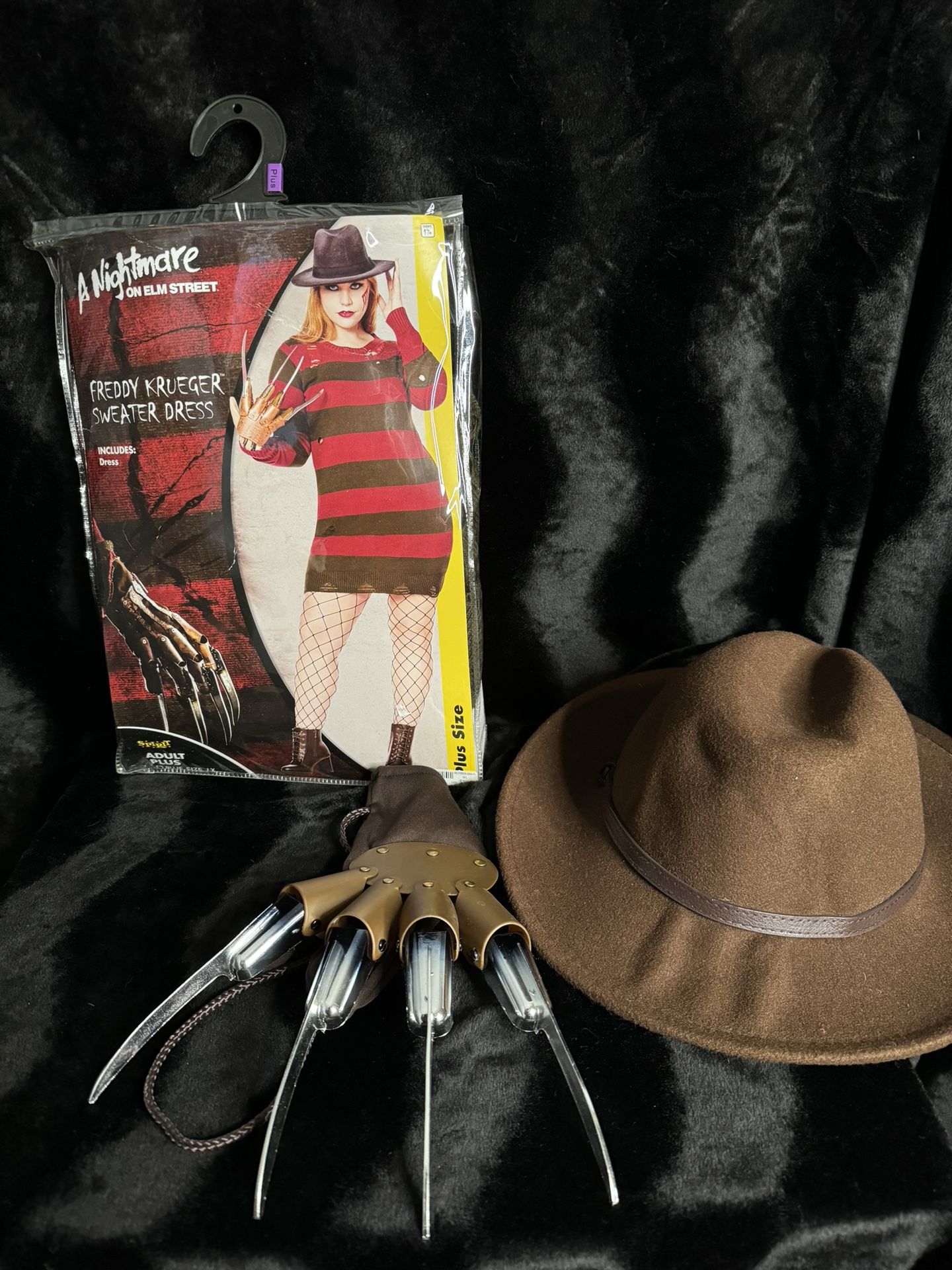 Plus Size Ms Freddy Krueger Halloween Costume