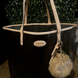 Coach Metro Embossed Leather Tote 