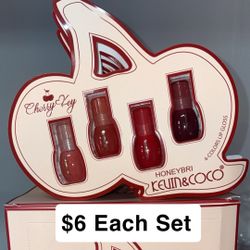 Kevin & Coco Lip Glosses $6 Each Set Of 4 