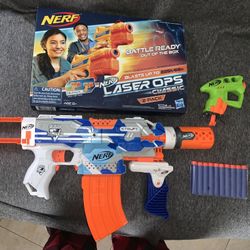Nerf Laser tag , Nerf Elite N Strike , And Nerf Single Shot