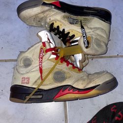 Authentic Off white Jordan 5 Sails Selling Obo Need Gone