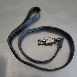 Leather Quick Release Heavy Duty Dog Leash 55"