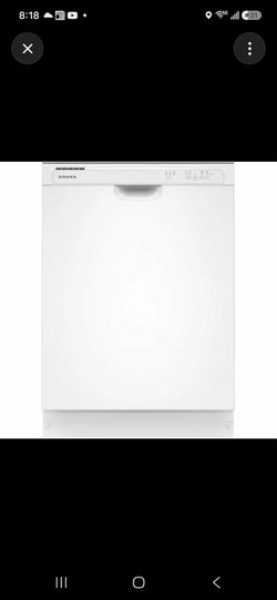 White dishwasher
