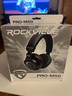 ROCKVILLE PRO-M50 PROFESSIONAL STUDIO HEADPHONES