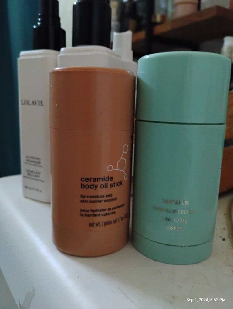 Body Oil Stick And Deodorant