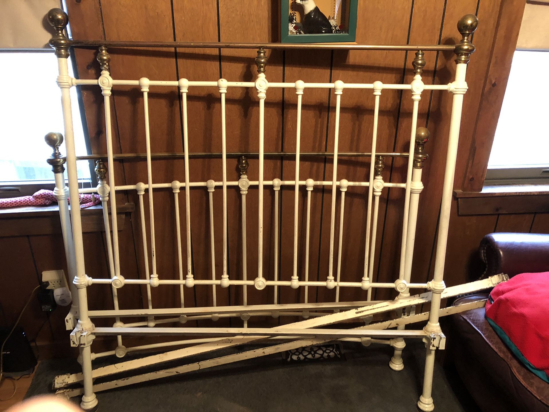 Brass full size bed frame