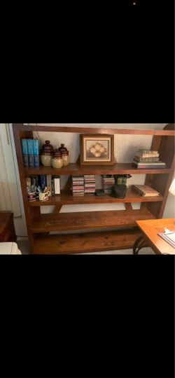 Vintage Beautiful Rustic Shelves Book Shelf