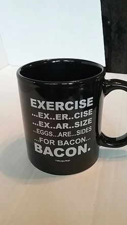 Bacon novelty mug