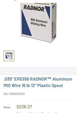 Radnor MiG Aluminum Welding Wire