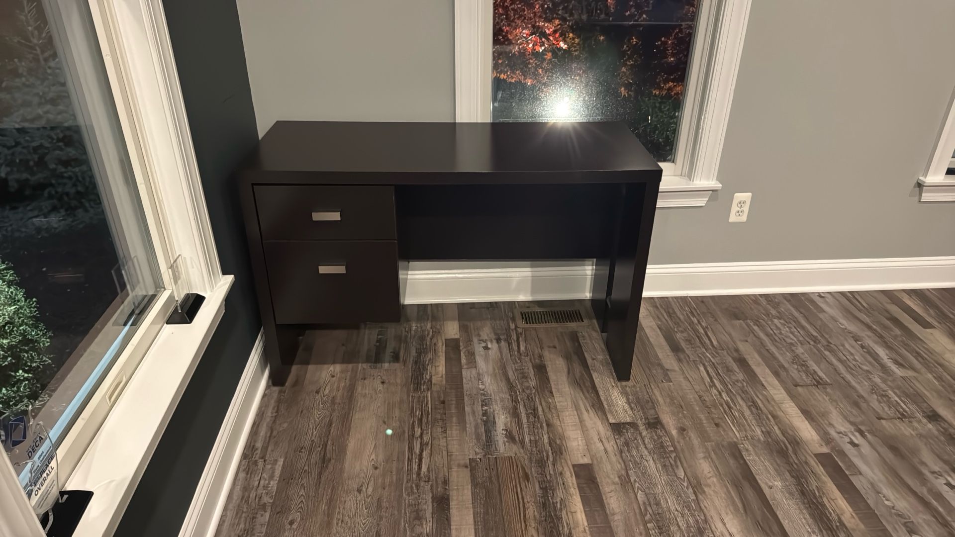Dark Wood Desk