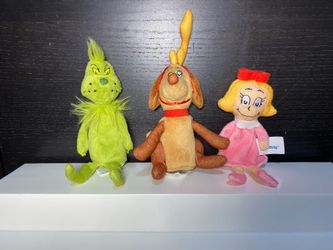 Dr. Seuss Grinch Finger Puppet set