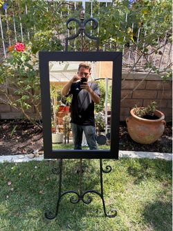 Black Framed Wall Mirror