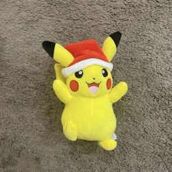 Pokemon Christmas Pikachu Plushie